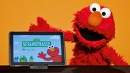 Elmo präsentiert die Sesamstraßen App. © NDR Foto: Screenshot
