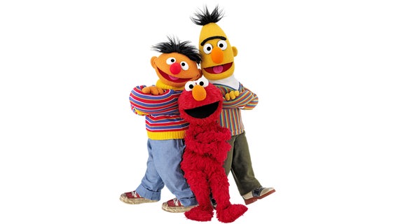 Ernie, Bert und Elmo © NDR/Sesame Workshop 